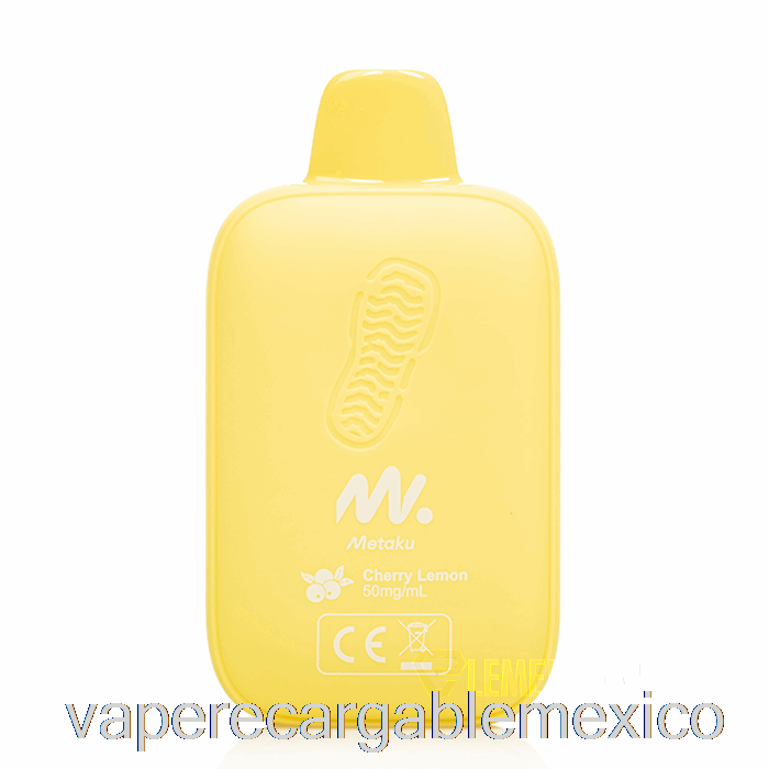 Vape Recargable Metaku Moonwalk 9000 Desechable Cereza Limón